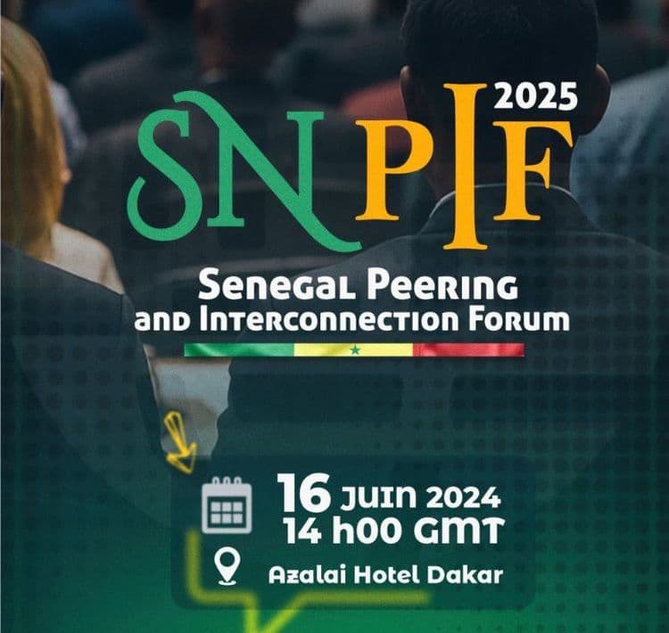 HubSIX sponsor du SnPIF (Senegalese Peering and Interconnexion Forum)